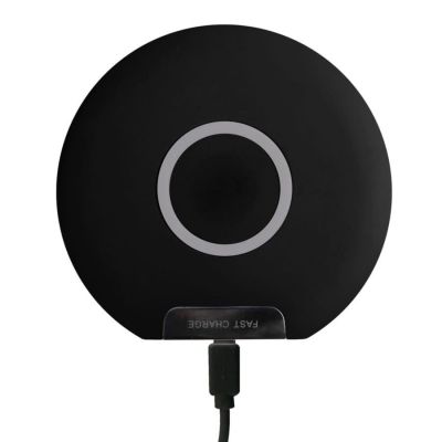 Беспроводное зарядное устройство DISK, черный-1