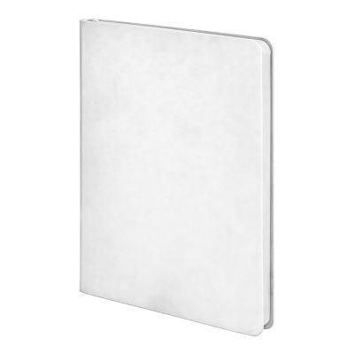 Ежедневник недатированный Pulpy, А5,  белый, кремовый блок в линейку, белый срез-0