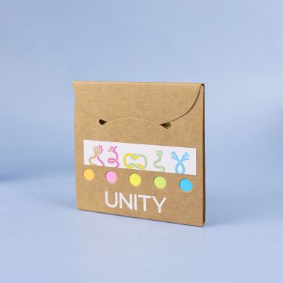 Набор стикеров с клеевым краем UNITY, бежевый-5