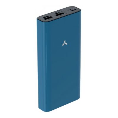Внешний аккумулятор ARNICA 20M, 20000 мАч, металл, синий-1