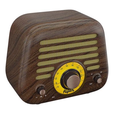 Колонка беспроводная RETRO L, цвет коричневый-0