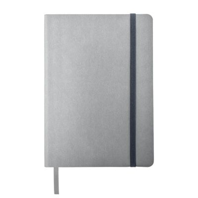 Ежедневник недатированный Shady, А5,  серый, кремовый блок в линейку, серый обрез-1