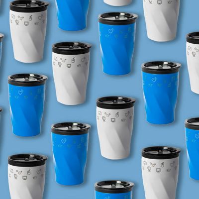 Термокружка BASIC, 350 мл, серый-1