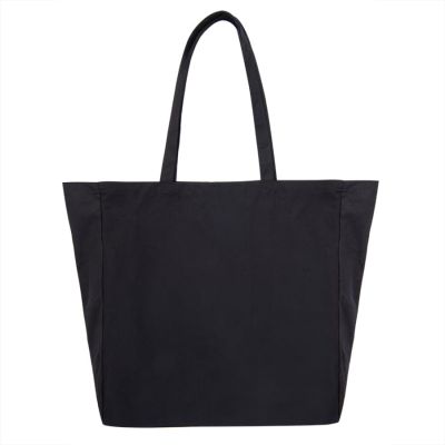 Большая сумка шоппер хлопковый MALL BIG 220, черный-2