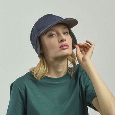 Бейсболка SNOW FLAP STOPPER-S, темно-синий-1