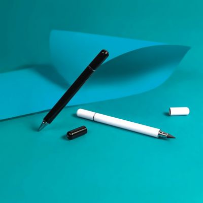 Ручка шариковая + карандаш вечный 2 в 1, черный-1