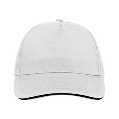 Бейсболка START FIVE SANDWICH, 5 клиньев, застежка на липучке, белый, синий-4