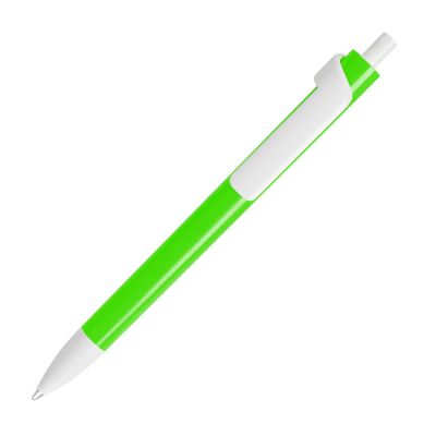 Ручка шариковая FORTE NEON, зеленое яблоко, белый-0