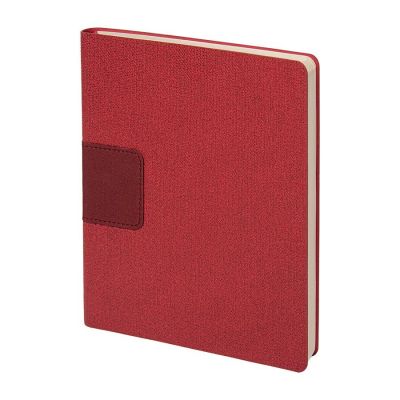 Бизнес-блокнот TWEEDI,формат B6+, в линейку, красный-0