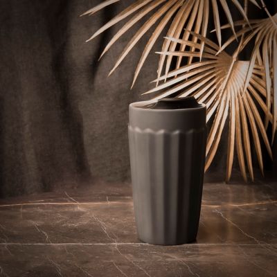 Стакан ZODIAC с крышкой, темно-серый-7