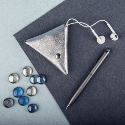 Чехол для наушников LOFT SILVER, серебристый-5