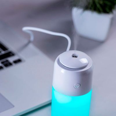 Увлажнитель воздуха TRUDY с LED подсветкой, емкость 200 мл, материал пластик, цвет белый-1