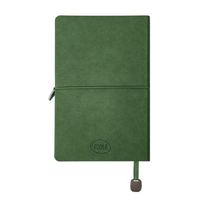 Ежедневник недатированный Fusion, А5, зеленый, кремовый блок в линейку-7