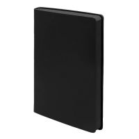 Бизнес-блокнот 'LADY', формат А5, черный, блок в клетку