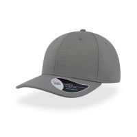 Бейсболка DYE FREE, 6 клиньев, пластиковая застежка, серый