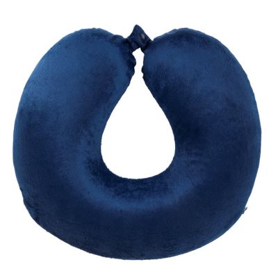 Подушка дорожная  'SOFT'; memory foam, микрофибра синий-1