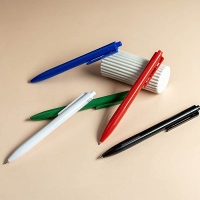 Ручка шариковая  SOFT CLICK, красный-3