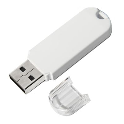 USB flash-карта UNIVERSAL (8Гб), белая, 5,8х1,7х0,6 см, пластик, белый-1