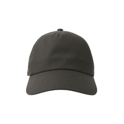 Бейсболка DAD HAT-S, 5 клиньев, металлическая застежка, темно-серый-2