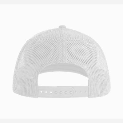 Бейсболка SONIC, 6 клиньев, пластиковая застежка, белый-5