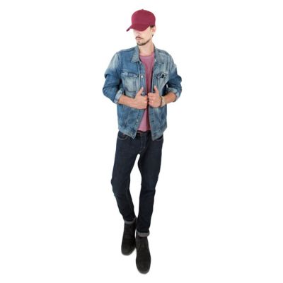 Бейсболка CARGO, 5 клиньев, металлическая застежка, темно-серый-5