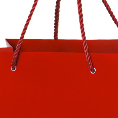 Пакет подарочный GLAM MINI 24х9х28 см, красный-1