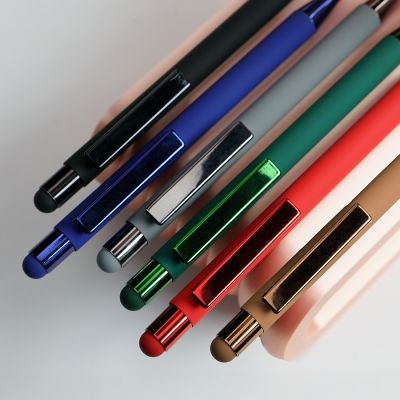 Ручка шариковая FACTOR COLOR со стилусом, черный-4