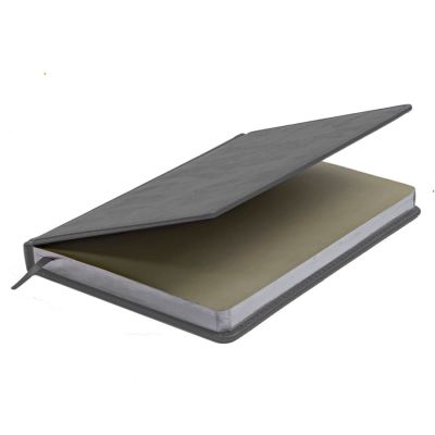 Ежедневник недатированный Joy, формат А5, в линейку, темно-серый-4