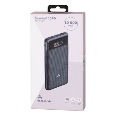 Внешний аккумулятор Accesstyle Seashell (10000 mAh), черный-5