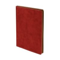 Ежедневник недатированный EMBER, т-зеленый, формат А5, блок в линейку, бордовый