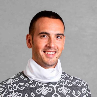 Шарф-бандана NICAL, белый, 48 x 26 см, антибактериальный полиэстер-1