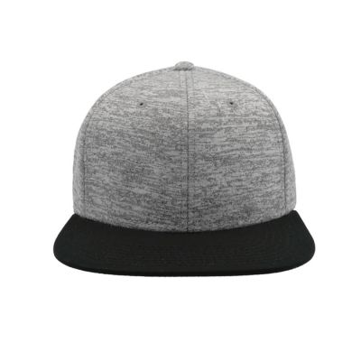 Бейсболка BOOST, 6 клиньев,  пластиковая застежка, серый, черный-3