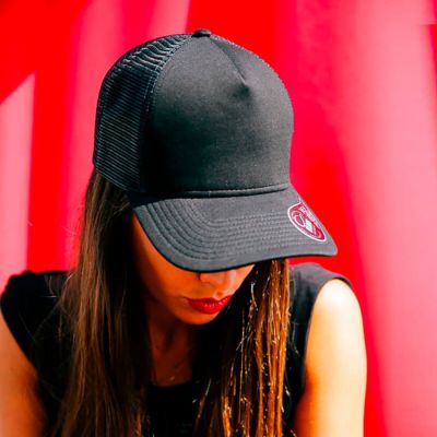 Бейсболка RAPPER JERSEY, 5 клиньев, пластиковая застежка, темно-серый-4