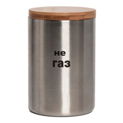 Термокружка BAMBOO с крышкой, 350мл, серебристый-3