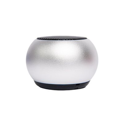 Портативная mini Bluetooth-колонка Sound Burger 'Ellipse' серебро, серебристый-1