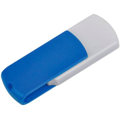 USB flash-карта 'Easy' (8Гб), белый, синий-0