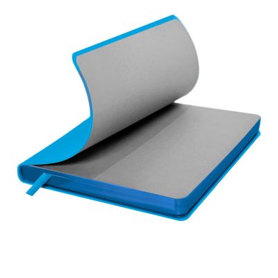 Ежедневник недатированный Pulpy, А5,  лазурный, кремовый блок в линейку, лазурный срез-5