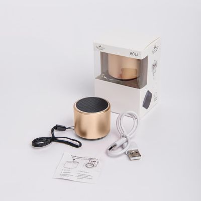 Портативная mini Bluetooth-колонка Sound Burger 'Roll' золото, золотистый-4