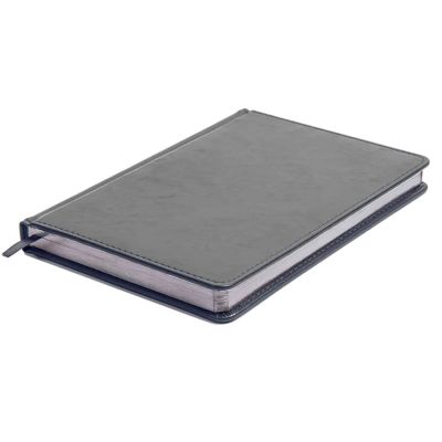 Ежедневник недатированный Joy, формат А5, в линейку, темно-серый-3