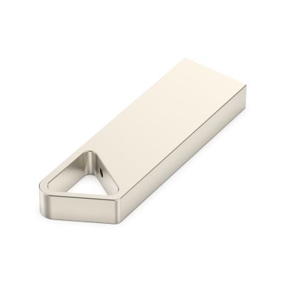 USB flash-карта SPLIT (32Гб), серебристая, 3,6х1,2х0,5 см, металл, серебристый-2