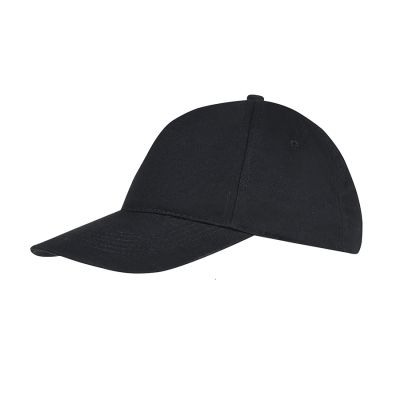 Бейсболка SUNNY, 5 клиньев, застежка на липучке, черный-0