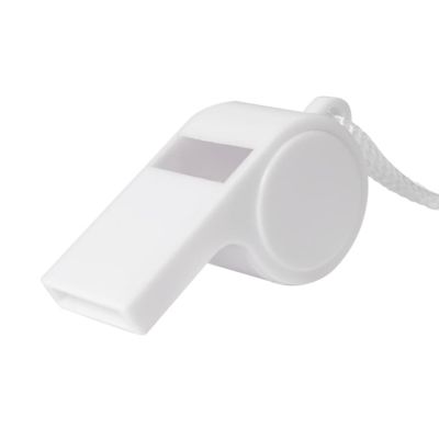 Свисток Судья, белый, 5x2,4х1,9см, пластик,текстиль-1