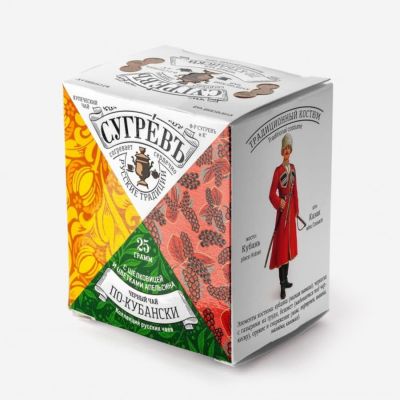 Подарочный набор 'Восемь чаёв'  СУГРЕВЪ в сумке из хлопка, разные цвета-5