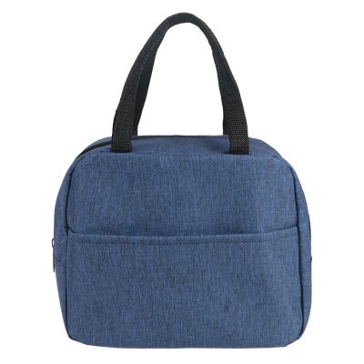 Термосумка 'EAT', т.синий меланж, 24 x 21 x 12 см, полиэстер 300D, темно-синий-0