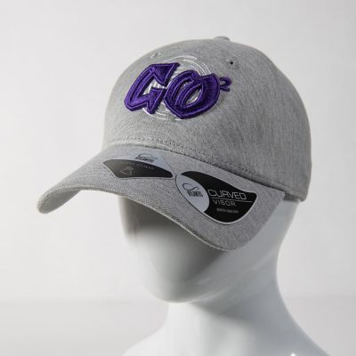 Бейсболка UNI-CAP PIQUET, без панелей и швов, без застежки, серый-5