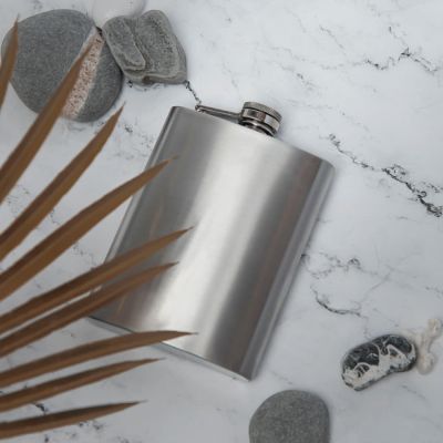 Фляжка MONROE, 235мл, серебристый-3