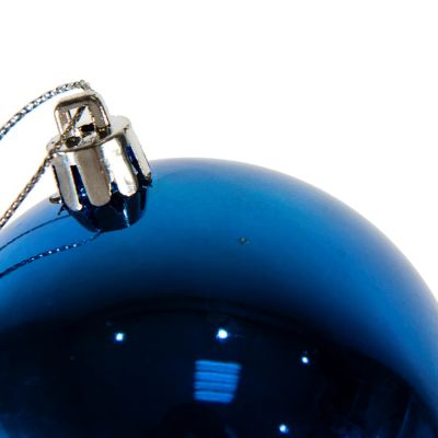 Шар новогодний GLOSS, серебристый-8