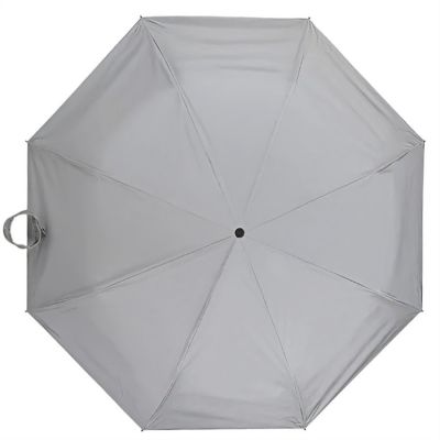 Зонт складной 'Reflect', полуавтомат, светоотражающий серый-2