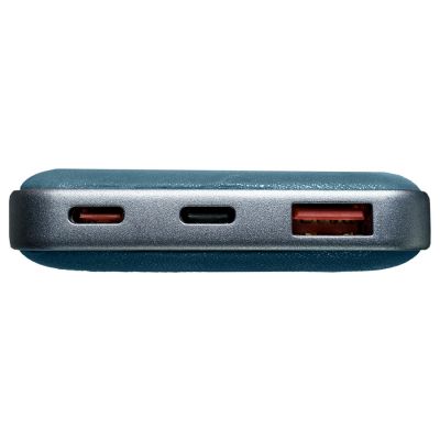 Универсальный аккумулятор EMBER 10 (10000мАч) с быстрой зарядкой, голубой-3