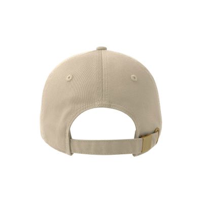 Бейсболка DAD HAT-S FIVE, 5 клиньев, металлическая застежка, бежевый-3